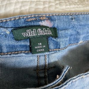 Target shorts! Little flowers on them, got so many compliments wearing these!